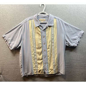 Island Republic Mens XL Silk Shirt Retro Soft Comfort